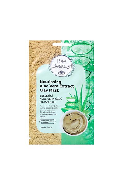 Bee Beauty Mască nutritivă cu argilă și extract de aloe vera