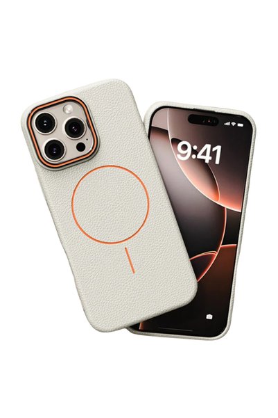 GrandMobile Husa iPhone 16, Silicon Texturat cu Protectie Interioara din Piel...