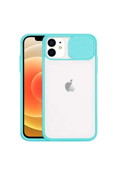 GrandMobile Husa cu protectie camera pentru Iphone 13 Pro Turcoaz