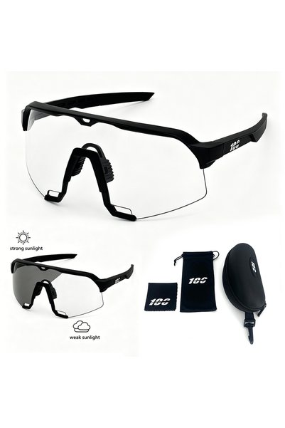 Choice Photochromic goggles Bicycle Photochromic Sunglasses UV400 HD Lens MTB...