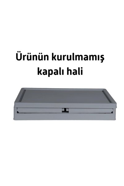 Eynel Pratik Kullanımlı Katlanabilir Dolap, Oda Kıyafet Mutfak Ofis İçin Çok Amaçlı Eşya Dolabı, Portatif Toparlayıcı Ünite (30x50x30 cm)