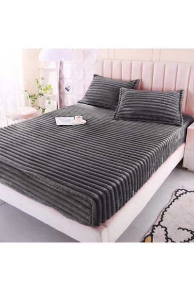 OEM Double Bed Cover and Pillowcases, Cocolino, Striped Model, 3 pieces, 2 pe...