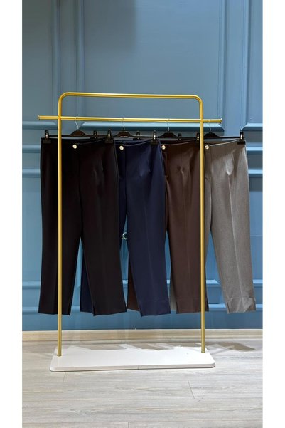 Sentez 5671 RIO SLIT-LEG PANTS, BROWN