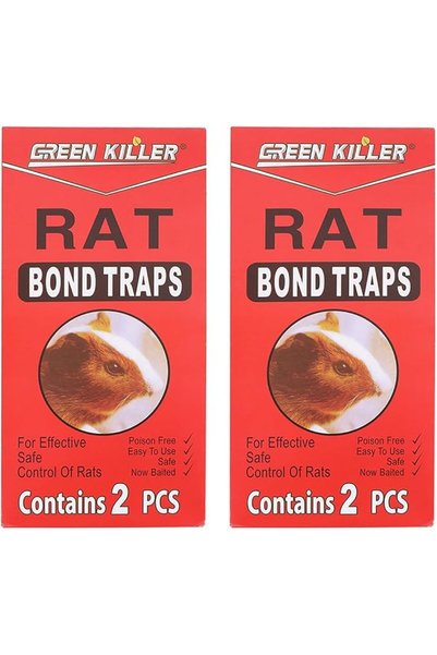 Lawazim Mouse Glue Trap - 2 Piece - Strong Adhesive Bond Trap for Mice, Rats,...