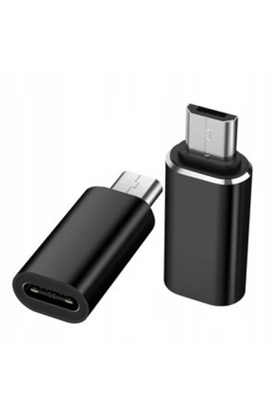 OEM Adaptor Micro-USB la Lightning, compact 2,8 cm, negru, încărcare și trans...