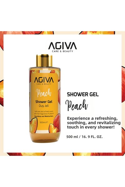 agıva Care & Beauty Peach Shower Gel 500 ml