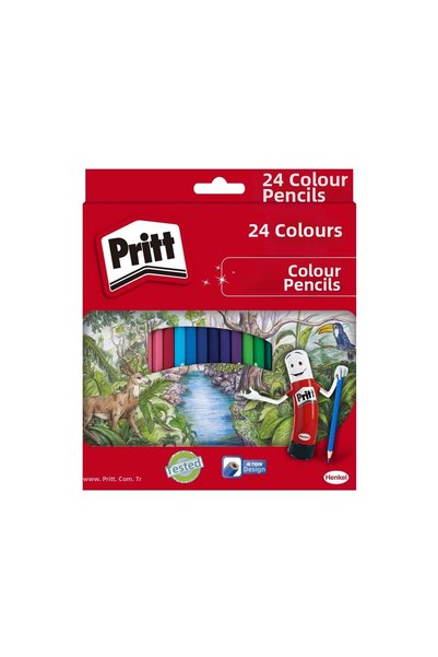 Pritt ألوان جافة، أقلام ذات ألوان زاهية، أقلام سهلة الفك وقابلة للمسح ومتينة،...