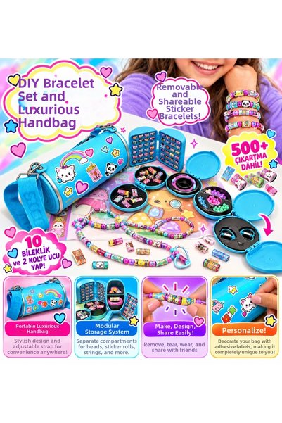 NW NessiWorld Series 3 Sticki Rolluxe DIY Sticker Bracelet Set and Luxury Han...