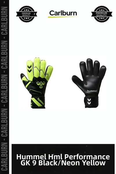 Carlburn Special Edition HML GK 9 Black/Neon Yellow Youth Apparel Popular Run...