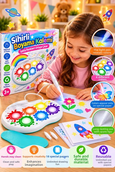 kosetoys Magic Pen Coloring Set for Kids