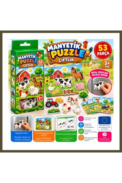 northcity n 1345 MAGNETIC FARM PUZZLE BX