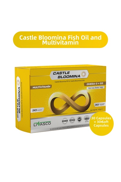 Castle Bloomina Bloomina Omega (Epa 50Mg, Dha 250Mg) Food Supplement Containi...