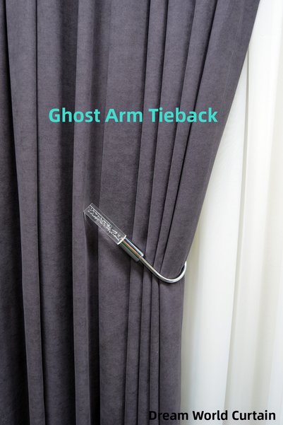 Hayal Dünyası Curtain Tieback with Ghost System for Cornice Mounting