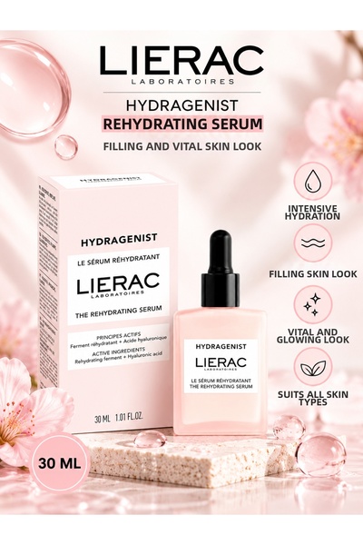 Lierac Hydragenist the Rehydrating Intensive Moisturizing and Plumping Face S...