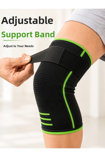 ucuzteknom Adjustable Band Sports Knee Brace Breathable Flexible Knee Support...