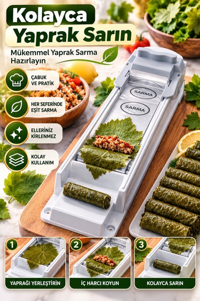 Reoona Pratik Yaprak Dolma Sarma Makinesi | Yaprak Dolma Sarma Aparatı | Asma...
