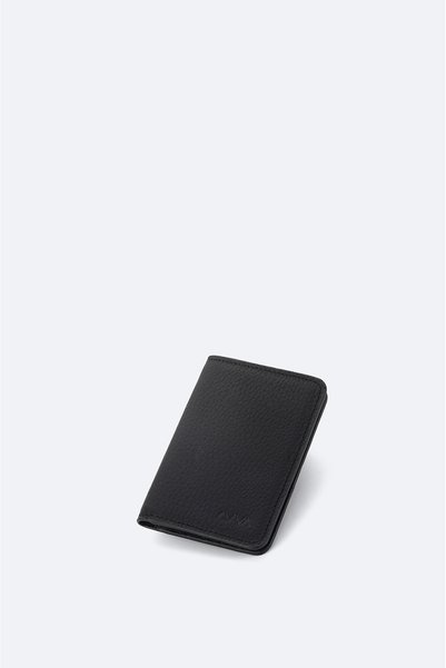 Avva Men's Black Leather Wallet B009574