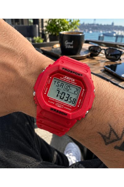 Joefox Yeni Sezon 2 yıl Garantili Silikon Dijital Saat
