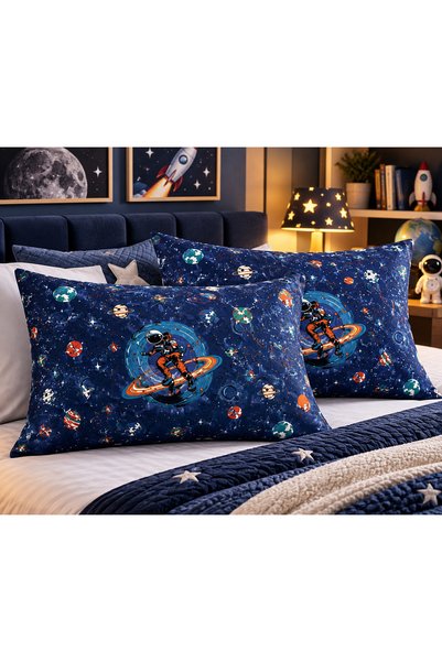 Belsina Home Desenli | Fermuarlı | 2 Adet Yastık Kılıfı | 50x70 CM