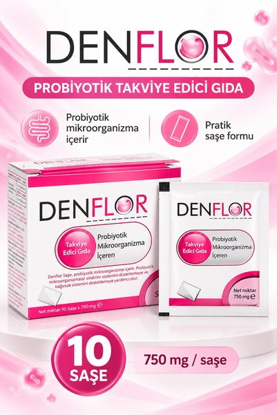 DenizPharma دينفلور بروبيوتيك 10 قطع - كيس