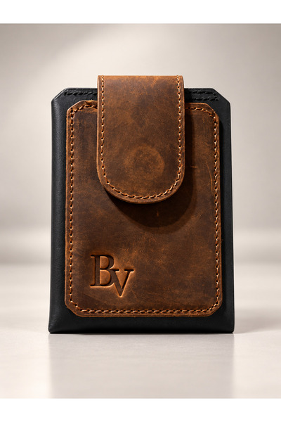 BeneciaVoyage %100 deriden Şık Buffalo Model Mıknatıslı Pratik Cüzdan 50bankn...