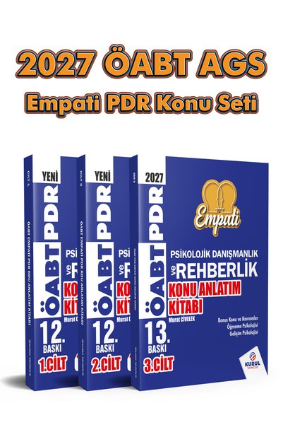 Kurul Yayıncılık 2027 Öabt Empati Psikolojik Danışmanlık Ve Rehberlik (PDR) K...