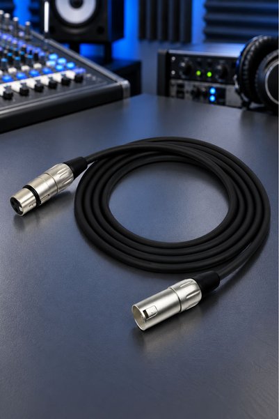 Lastvoice Mc-2110 Stereo Mikrofon Sinyal Kablosu XLR + XLR 10 Metre