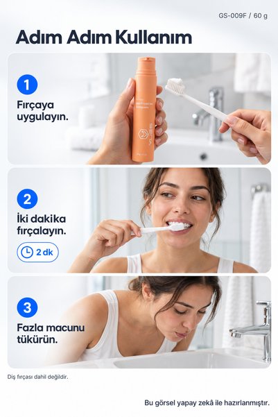 YUES Fluoride+ Peach Iced Tea Şeftali Aromalı Beyazlatıcı Diş Macunu