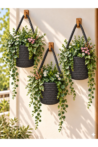 ÖRGÜM Coș decorativ 3 bucăți mini coș decorativ PLANTELE ȘI UMERĂRIILE NU INC...