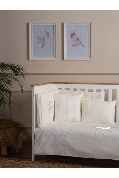 Funna Baby Luna Elegant Ecru 8-Piece Baby Set, 60/70 cm