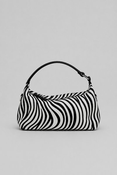 Çantacımstore Kadın Mevora Zebra Desenli Deri Görünümlü Çanta