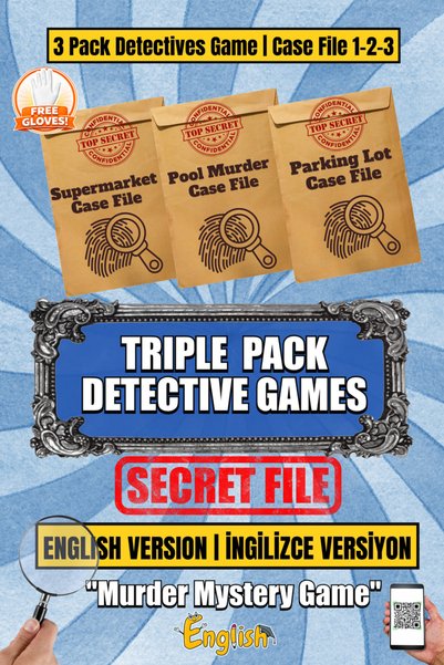 GameBulance 3 Packet -detective Games - Case File - Who Is The Killer - 3'lü ...