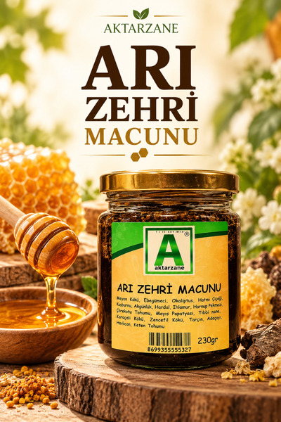 Aktarzane Arı Zehri Macunu Arı Macunu 230gr