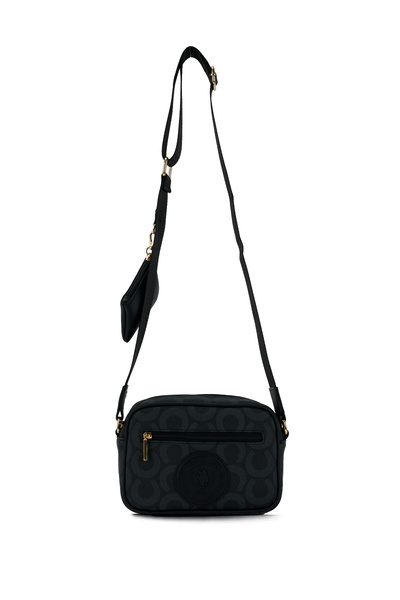 U.S. Polo Assn. حقيبة رسول المرأة Blackpattern Us8520