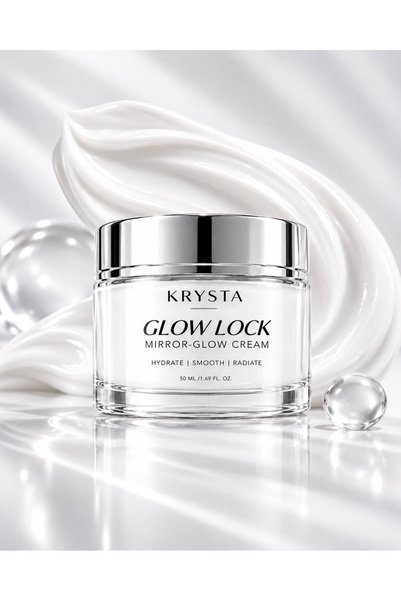 Glow Lock Mirror-Glow Işıltı Veren Nemlendirici Yüz Kremi 50 ml | Squalane, Niacinamide