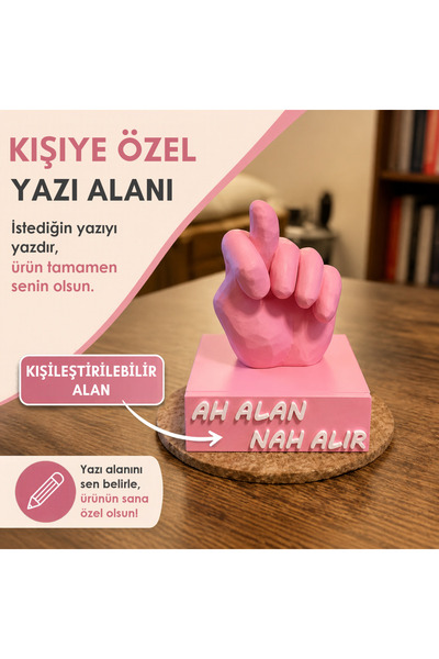 Genel Markalar Espirili “Ah alan Nah alır” figürü 8cm