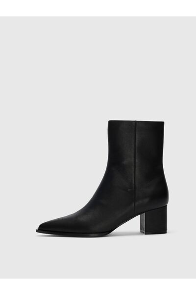 SELECTED Stiefel mit Absatz Leder