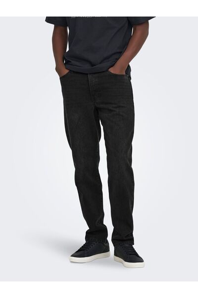 Only & Sons Blugi largi ONSTYE cu talie medie