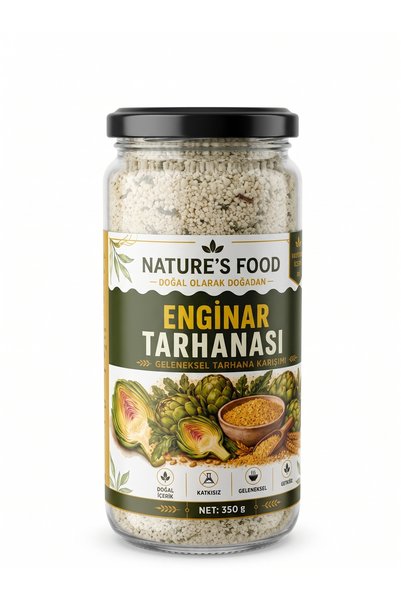 NATURES FOOD Enginar Tarhanası 350g | Katkısız Doğal İçerik | Hafif & Sindirim Dostu Geleneksel Çorba