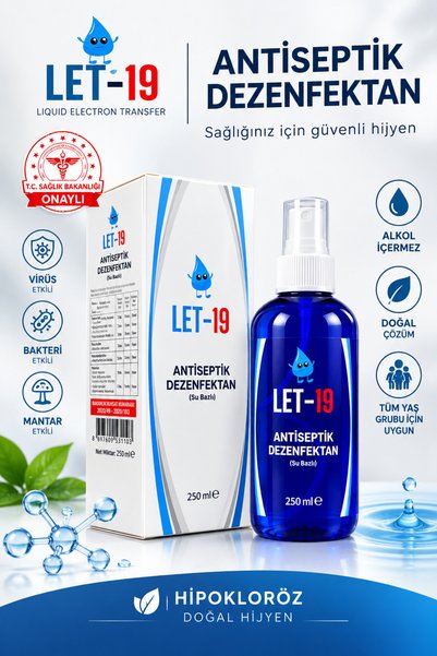 Let 19 & DEZENFEKTAN – Alkolsüz Sprey 250 ml