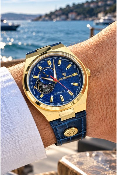 Raymond 41 mm Elegant Japanese Automatic men's wristwatch