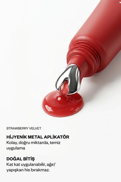 Kremi Dudak Bakım Parlatıcı Lip Balm Kırmızı, Çilek, Nemlendirici, Peptit, Seramid, E Vitamini 13ml