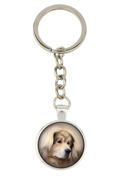 Art - Dog Mastiff Tibetan, Do khyi - breloc cu fotografia ta, decorațiune pen...