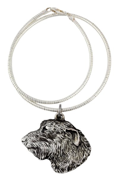Art - Dog Irish Wolfhound I - Colier cu câine, bijuterie unică pentru iubitor...