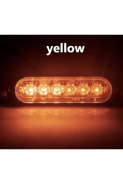 Choice Yellow LED Strobe Warning Light Strobe 12V 24V Grille Flashing Light B...