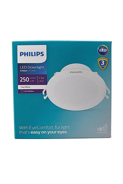 Philips Eridani DL190B 3.5w 80mm Delik Çapı 4000K Gün Işığı 250Lümen