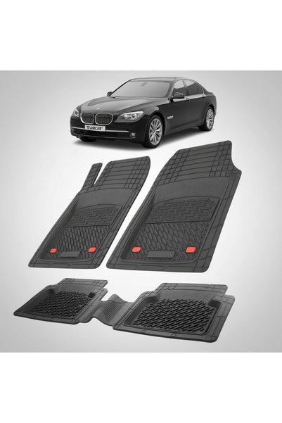 TEAMCAR Covorașe auto BMW Seria 7 compatibile cu F01/F02 2008-2015 |   Negru