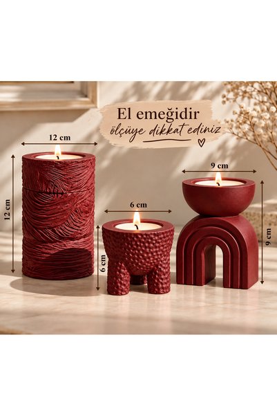 By Şirin Candle Premium Mumluk Seti
