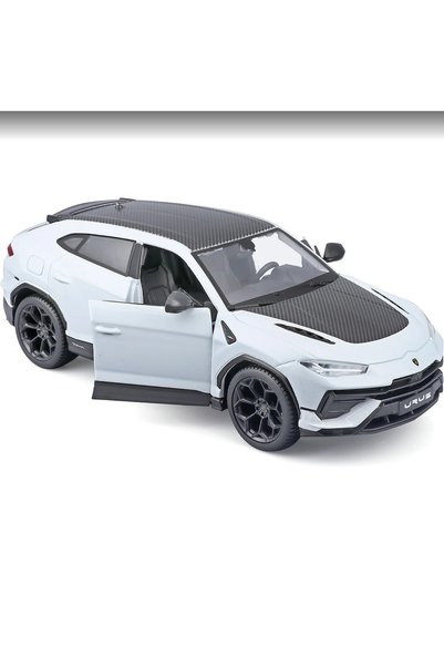 TOYFEST Lamborghini Urus Performante 1:24 Diecast Beyaz Special Edition Metal Model Araba 20 cm
