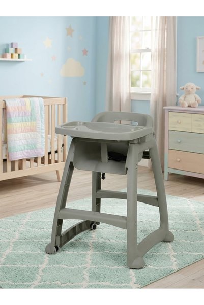 IN HOME STORE Modern Design Practical Grey Color Kids Dining Chair